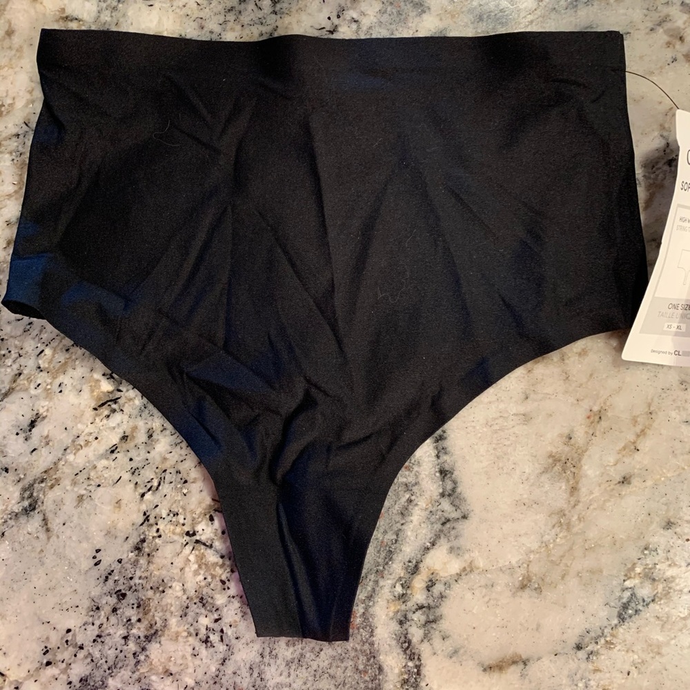 Chantelle Stretch High Waist Thong Black Os